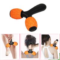 DAmeng Yoga Massager Stick Roller Tissue Massage Leg Cramp Fascia Relaxation Fitness Y-Type Massager Muscle Relaxer Massage Roller Full Body Massage Artifact Muscle Fitness Foam Shaft (Orange)