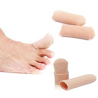 BELONG New Soft Durable Footful Gel Cap Finger Toe Callouses Bandage Tube Protector Large Foot Care Health