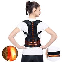 Magnetic Therapy Posture Support Back Brace, Medical Adjustable Posture Humpback Corrector Brace Straighten and Correct Posture Upper Shoulder Waist Lumbar Support Belt Relieves Neck Back Spine Pain