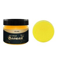 Bcamelys Wood Seasoning Beeswax, Traditional Beeswax Polish for Wood & Furniture, All-Purpose Beewax for Wood Cleaner and Polish Wipes Non Toxic