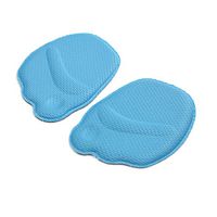 uxcell 1 Pair Blue Sponge Breathable 3D Soft Forefoot Pad Foot Metatarsal Absorber Cushion Insole