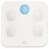 Weight Gurus Bluetooth Body Composition Scale, 8 Profiles, White - Up to 18 Years