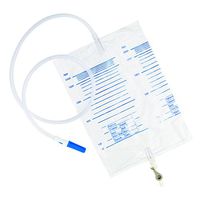 Universal Drainable Urine Bag 2 Litre with Lever Tap (X10)