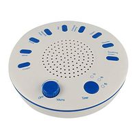 FJJ White Noise Machine, Sleep Sound Machine Alarm Clock with 9 Soothing Sounds, Spa Relaxation Sound Sleep Therapy with Adjustable Volume Auto-Off Timer for Baby Adult Office and Travel