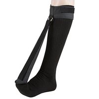 OTC Night Sock, Plantar Fasciitis, Achilles Tendonitis, Step Arch Tight Calf Muscle Support, Black, Small