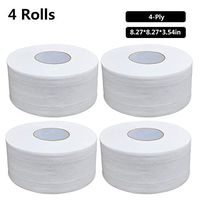 coreychen Large Roll of Toilet Paper,Silky & Smooth Soft Professional Premium 3-Ply Toilet Paper, Soft Non-irritating Household Bathroom Tissue for Hotels Restaurants Home