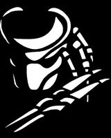 Keen Predator Face Vinyl Decal Sticker|Cars Trucks Vans Walls Laptops|White|5 in|KCD574