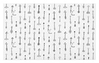 GugeABCmat Kids Floor Mats,Chinese Erhu Mexican Polka Dotted Maracas and Accordions Drums Violin and Horn,Doormat Collection Rectangular 48" W X 36" L,Multicolor