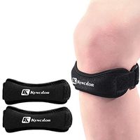 Professional Knee Strap Brace for Knee Pain Relief (2 Pack), Adjustable Patellar Tendon Support Band for Running, Hiking, Volleyball, Jumpers, Tendonitis, Arthritis and Injury Recovery