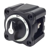 BLUE SEA SYSTEMS Mini Battery Switch, MFG# 6005200, Black, 300A cont., 500A int., 48VDC. Positions: single-circuit on-off. / BS-6006200 /