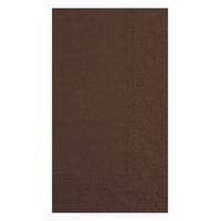 Hoffmaster 180554 Dinner Napkin, Regal Embossed, 2-Ply, 1/8 Fold, 17" Length x 15" Width, Chocolate (8 Packs of 125)