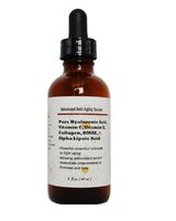 Advanced Anti-aging Serum with Pure Hyaluronic Acid, Vitamin C, Vitamin E, Collagen, Dmae, and Alpha Lipoic Acid 2.3 Oz