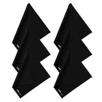 Microfiber Cleaning Cloth - for All LCD Screens, iPhone, iPad, Tablet, Camera Lenses, Glasses & More … (6 Pack)