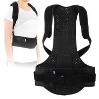 Kids Posture Corrector, Lumbar Support Belt Clavicle Straightener Shoulder Forward Head Support to Improve and Fix Poor Posture(L)