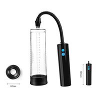 Mens Male Massager Vacuum Pump Tool, Electric Operate Vacuum Device, 3 Modes Suction & USB Rechargeable & IPX 7 Waterproof