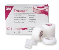 3M Transpore Medical Tape Plastic 1/2 Inch X 10 Yards NonSterile - 240 Per Case