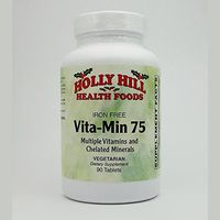 Holly Hill Health Foods, Iron Free Vita-Min 75, 90 Tablets