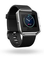 Fitbit Blaze Wireless Smart Fitness Watch Wireless Activity Tracker with Heart Rate Monitor, Black, Small (5.5-6.7 in) (Renewed)