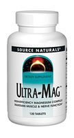 Source Naturals Ultra-Mag High-Efficiency Magnesium Complex - Maintains Muscle & Nerve Function - 120 Tablets