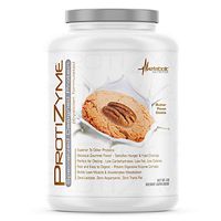 Metabolic Nutrition, Protizyme, 100% Whey Protein Powder, High Protein, Low Carb, Low Fat Whey Protein, Digestive Enzymes, 24 Essential Vitamins and Minerals, Butter Pecan Cookie, 5 Pound (ser)