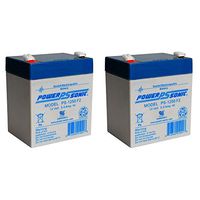 Power Sonic PS-1250 12V 5AH SLA Battery 12 Volt F2 Terminal - 2 Pack