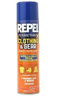 Repel Permethrin Clothing & Gear Insect Repellent Aerosol 6.5 oz (184 g),3 pk