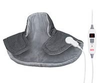 SAFR Thermotherapy Electric Heating Pad - FirmTouch Microfiber - [19”x23” | Neck & Shoulders]