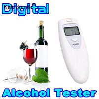 Mini Professional Alcohol Breath Tester Digital Police Alcohol Analyzer Tester Gadget Detector for Driver Safe Driving