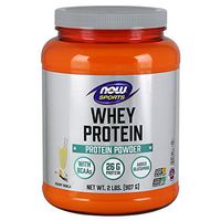NOW Sports Nutrition, Whey Protein, 24 G With BCAAs, Creamy Chocolate Powder, 2-Pound