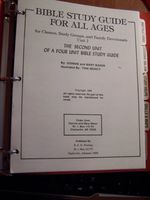 Bible Study Guide for All Ages (Unit 2)
