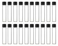 EZtube Glass Tube with Screw Top 4.5" Child Resistant Joint Blunt Doob Tube Vial Holder (20 Pack)