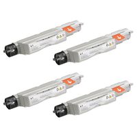 Amsahr 310 -7890 High Yield Remanufactured Replacement Dell Toner Cartridge with Chip for Select Printers/Faxes - 4 Pack, Black