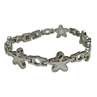 Magnetic Bracelet Silver Starfish 51B