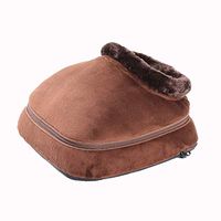 WSJTT Quilted Shiatsu Heated Foot and Back Massager with 8 Deep Kneading Multi Level Massaging Nodes