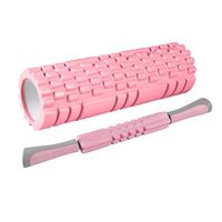 WDDMFR Foam Roller, Massage roll axis,Muscle Relaxation Mace EVA Elastic Anti-Stress Stovepipe, Thin Waist Suitable for Back