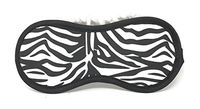 Satin Sleep Mask (Black and White Print)