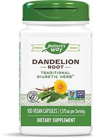 Nature's Way Dandelion Root, 1,575 mg, Non-GMO Project Verified, Gluten Free, Vegetarian, 100 Capsules, Pack of 2