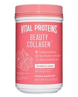 Vital Proteins Beauty Collagen for Women (Strawberry Lemon, Canister) - 120mg of Hyaluronic Acid and 15g of Collagen Per Serving