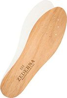 Zederna Cedar Wood Shoe Insoles, Inserts Against Foot Odor, Sweaty Feet, Shoe Odor. 100% Natural Cedarwood, Highly Effective (1 Pair) US Women 6.5/ US Men 5/ EU 37