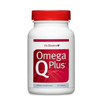 Dr. Sinatra’s Omega Q Plus– Omega-3 and CoQ10 Supplement Delivers Everyday Heart Health Support with 50 mg of CoQ10 for Healthy Blood Flow, Blood Pressure, and Provides Antioxidant Power (60 softgels)