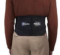 Mueller Lumbar Back Brace with Removable Pad Extended fits waist sizes 50" to 70"