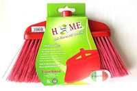 Uniware Angle Broom Rekord, Replacement Head, Soft Fibers, Red, Indoor Use, Made in Italy (Red)