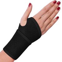 Airoak Wrist Brace for Carpal Tunnel - Wrist Wraps Adjustable Hand Wrist Support Reversible Wrist Guard, Arthritis Wrist Compression Wrap Pain Relief,Fit for Both Left Hand and Right Hand (1 Pack)