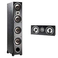 Polk Audio Monitor Series 3 Channel Home Theater Bundle | Includes Two (2) Monitor 70 Tower Speakers & One (1) Monitor CS1 Center Channel | Incredible Value Home Theater