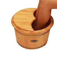 Mai® Foot Bath Solid Wood Home Thicken Insulation Foot Bath Barrel Old People Foot Bath Barrels Available All Year Round