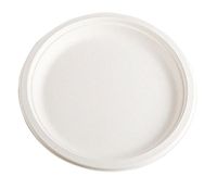Biodegradable 7 inch Classic Round Plate (Case of 420 - 12 packages of 35 )