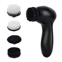 ZHANGY Electric Shoe Polisher Machine - Shoes Scrubber - Portable Brush for Leather Care Set of 4