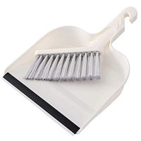 Broom and Dustpan With Long Handle Telescopic Up Mini Desktop Broom Set Plastic Non-stick Hair Multi-Function Soft Brush Desktop Small Broom Combination Windowsill Desktop Balcony Cleaning Tools