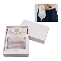Belt Type Urinary Ostomy Pocket, Shower Type Drainable Pouch,No Need to Paste for Colostomy Care Bladder Full Cut Waist Side Urine Bag (1 Set)