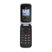 Tracfone No-contract Double Minutes Alcatel Onetouch A206g Flip Cell Phone